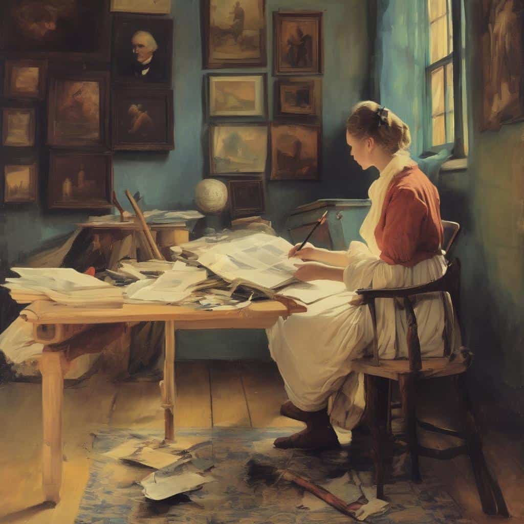 Αστικό περιβάλλον με καλλιτέχνιδα δημιουργώντας τέχνη και καινοτομία στη ζωγραφική.